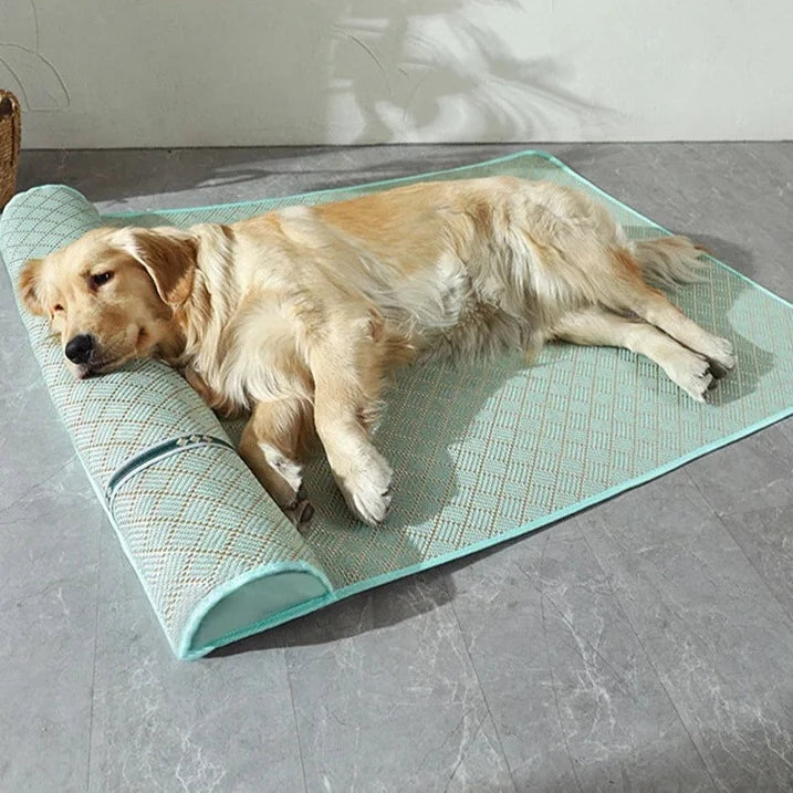 Beat the Heat: Pet Dog Cooling Mat for Summer Comfort!