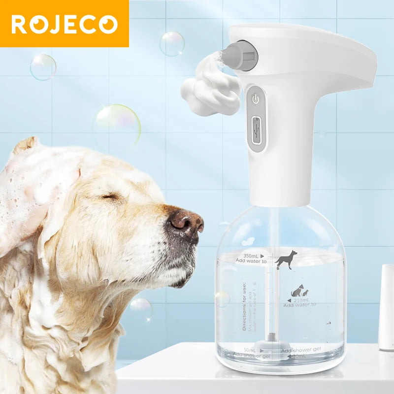 Paw Prize Automatic Soap Dispenser For Cat Pet Smart Bathroom Liquid Soap And Shampoo Making Foam Dispender Dog Shower Accessories