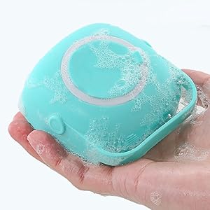 Paw Prize Pet Spa: Grooming Bath Massage Brush with Soap and Shampoo Dispenser