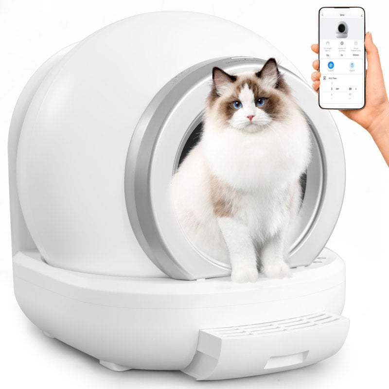 Paw Prize Self Cleaning Automatic Cat Litter Box With App Remote Control