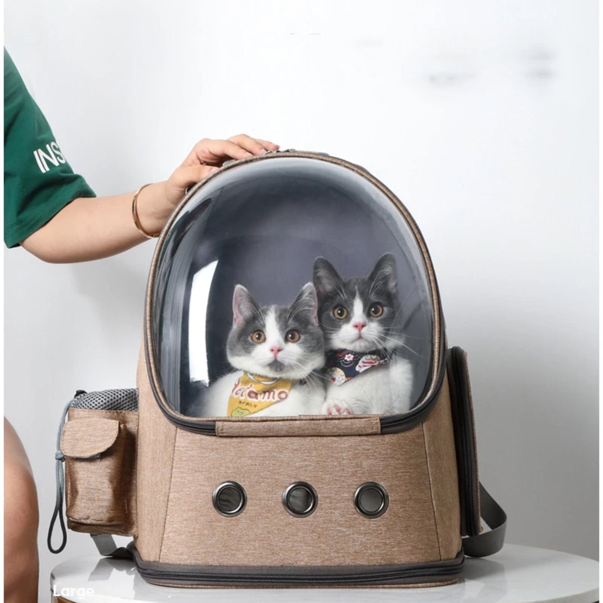 Paw Prize Space Capsule Cat Pet Backpack Carrier Dog Carrier