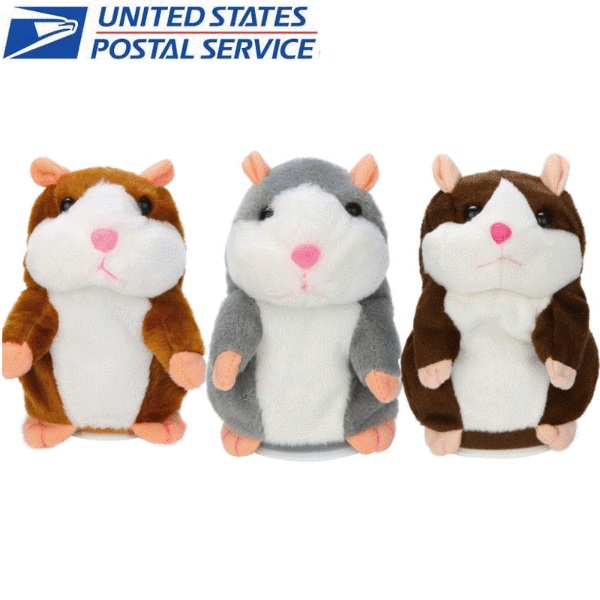Adorable Funny Talking Hamster Toy - Plays Your Dogs Bark!
