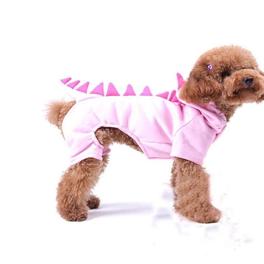Paw Prime Pink / 4 Pink Dinosaur Dog Costume