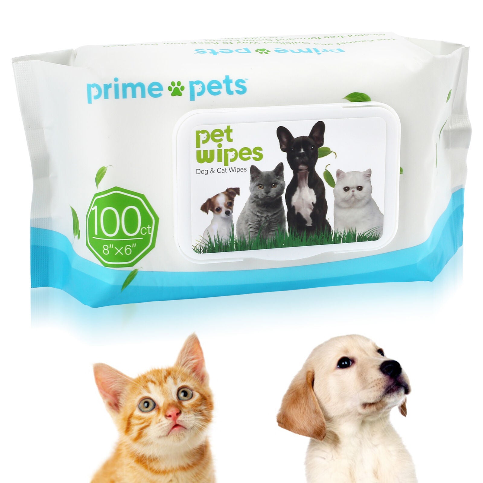 600pcs Pet Wipes for Dog Puppy Cat Bath Clean Grooming Deodorizing Moisturizing
