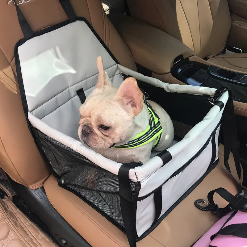 On-the-Go Comfort and Safety: Pet Dog Cat Car Seat Belt Booster Travel Carrier