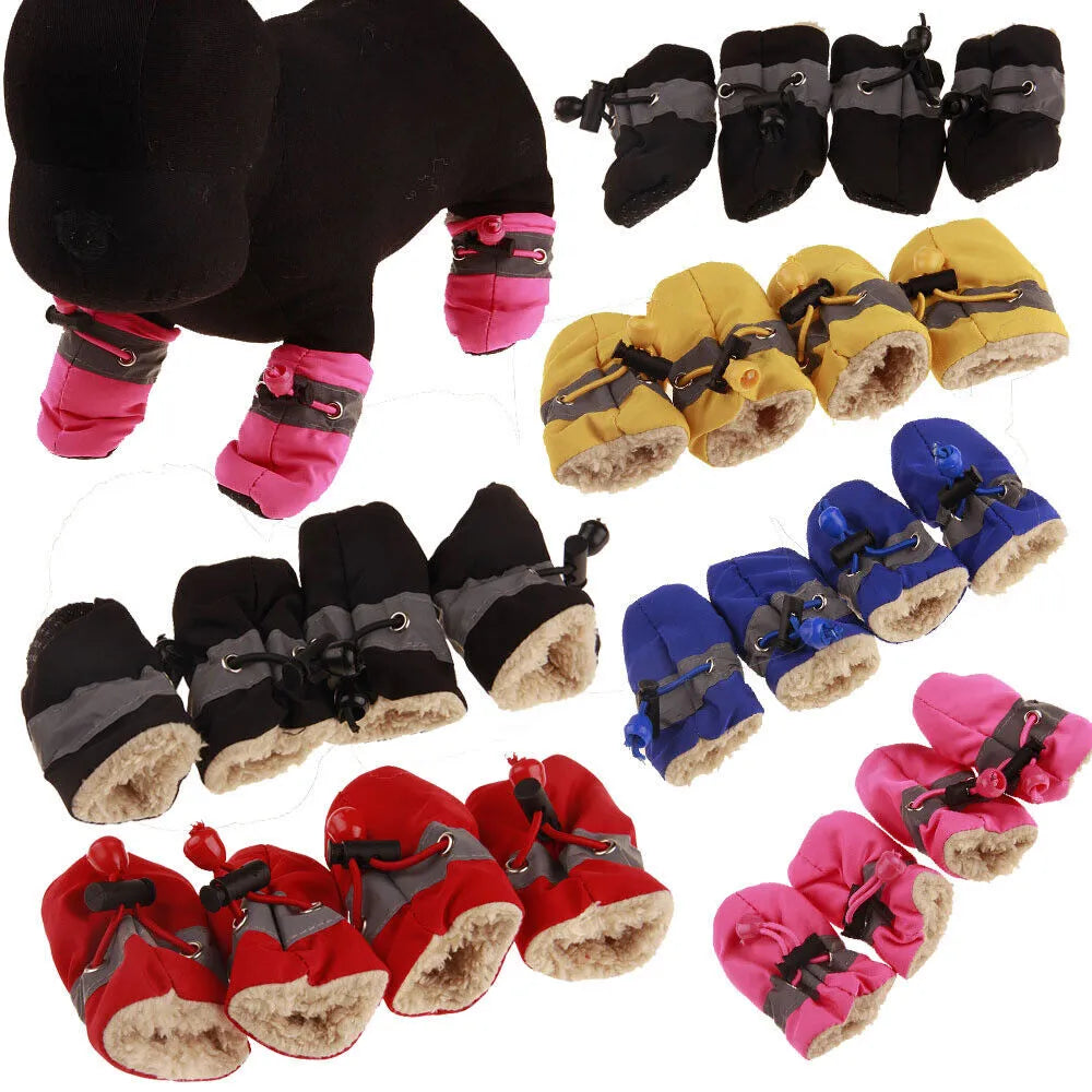 Paw Prize Dry and Safe with Waterproof Anti-Slip Dog Shoes